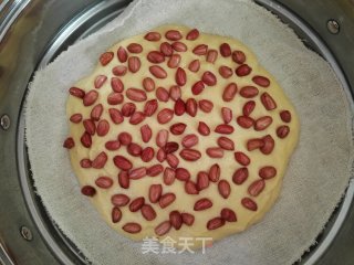 大枣花生玉米面发糕的做法步骤：12