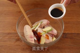 豆豉蒸鸡翅的做法步骤：2