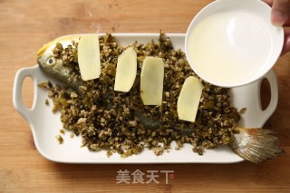 雪菜大黄鱼的做法步骤：4