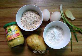 燕麦土豆丝卷饼的做法步骤：1