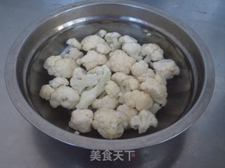 番茄酱菜花的做法步骤：1