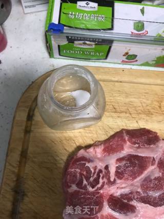 香烤梅花肉的做法步骤：2