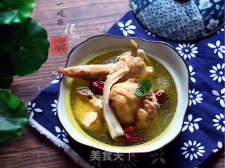 肚条炖土鸡汤的做法步骤：4