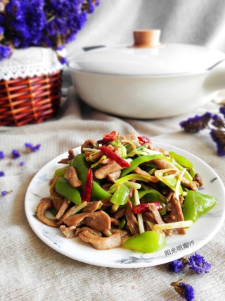 青椒炒肉片的做法步骤：12