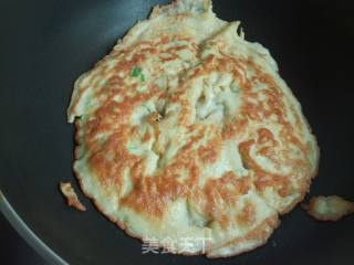 #鸡蛋美食#葱花鹅蛋饼的做法步骤：8