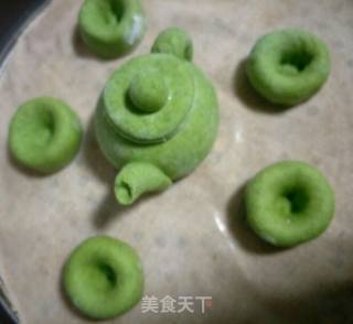 仿真翡翠茶壶馒头的做法步骤：5