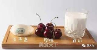 益气养颜之樱桃燕窝的做法步骤：1