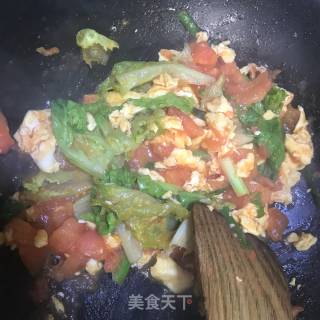 西红柿炒鸡蛋的做法步骤：6