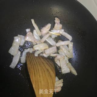 豆角回锅肉的做法步骤：4