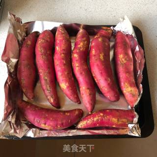 烘山芋（烤箱版）的做法步骤：3