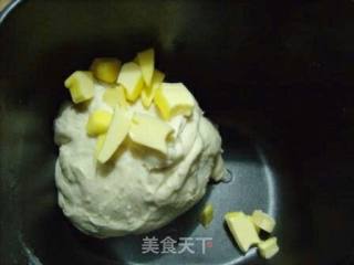 燕麦葡萄干排包的做法步骤：2