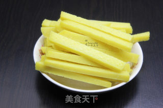 南方的年味，冬笋炒年糕的做法步骤：2