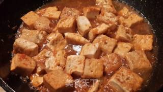 飞鱼子烧豆腐的做法步骤：6