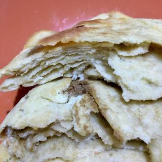 酥皮麻酱烤饼的做法步骤：6