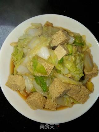 白菜冻豆腐的做法步骤：6