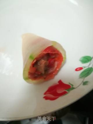 冬瓜卷肉的做法步骤：4