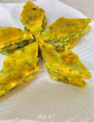 #鸡蛋美食#之【胡萝卜鸡蛋饼】的做法步骤：6
