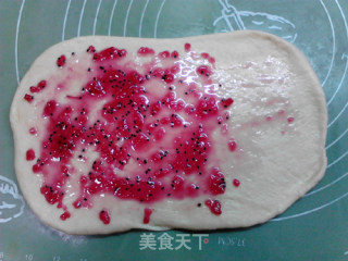 椰子油火龙果果酱土司的做法步骤：9