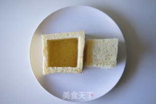 蜂蜜厚多士的做法步骤：2