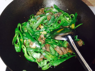 小炒牛肉的做法步骤：5
