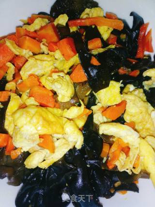 #鸡蛋美食#木耳炒鸡蛋的做法步骤：9