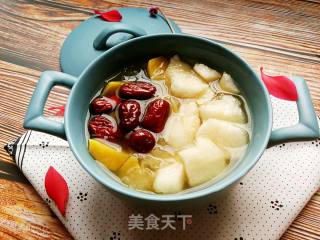 水果入汤羹——香梨红薯银耳汤的做法步骤：12