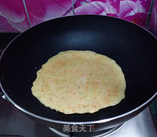 香葱胡萝卜鸡蛋饼的做法步骤：7