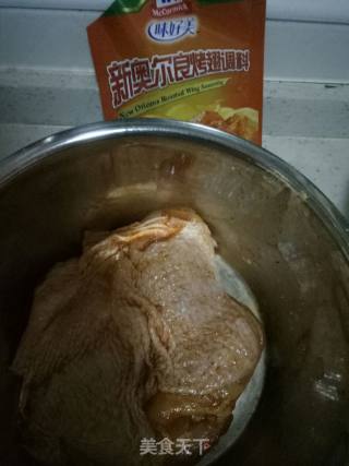奥尔良鸡肉卷(空气炸锅)的做法步骤：2