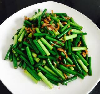 蒜苔炒肉的做法步骤：7