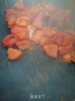 番茄鸡蛋面的做法步骤：6