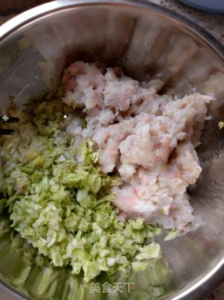 自制虾饺的做法步骤：3