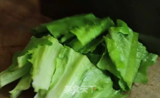 潮音潮人：豆豉炒油麦菜的做法步骤：1