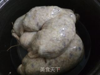 糯米灌猪大肠的做法步骤：7