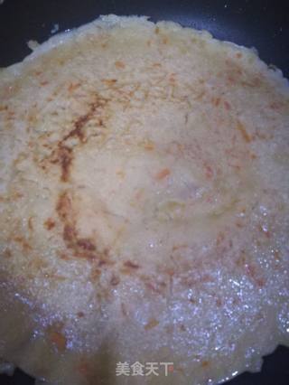 #鸡蛋美食#胡萝卜鸡蛋饼的做法步骤：9
