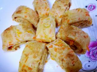 #鸡蛋美食#胡萝卜鸡蛋饼的做法步骤：11