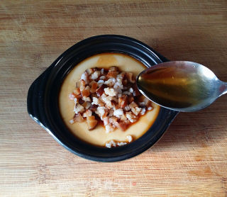 磷虾肉香菇蒸鸡蛋的做法步骤：10
