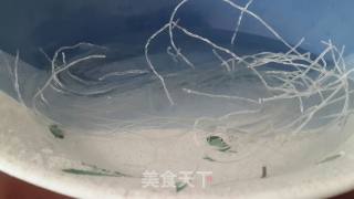 鸡蛋菠菜粉丝汤的做法步骤：4