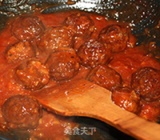 茄汁肉圆配土豆沙拉的做法步骤：12