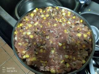 妈妈的味道-冬菇玉米蒸肉饼的做法步骤：5