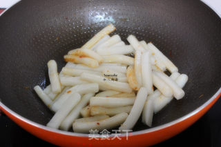 腊八豆炒年糕的做法步骤：6