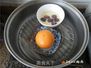 国橙蒸枸杞蛋的做法步骤：12