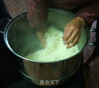 农村古法酿米酒(又叫酒酿，甜酒，醪糟)的做法步骤：18