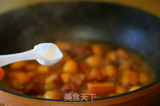 鹌鹑蛋红烧肉的做法步骤：14