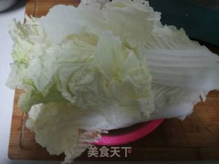 肉丸白菜炖粉条的做法步骤：3