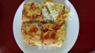 鸡蛋包饭的做法步骤：11