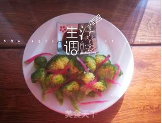 白灼西蓝花的做法步骤：8
