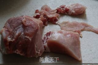 碗豆尖瘦肉汤的做法步骤：2