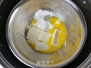 香草口味网红曲奇的做法步骤：2