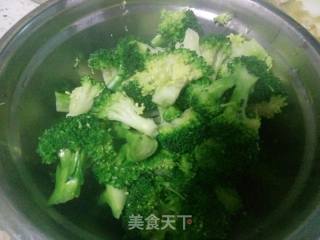 西兰花炒肉的做法步骤：2