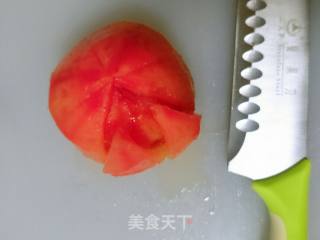 西红柿雕花的做法步骤：7